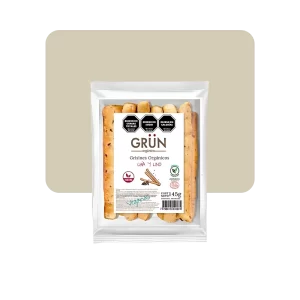 grun grisines orgánicos de chía y lino