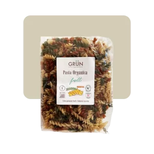 grun pasta orgánica integral fusilli