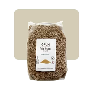 grun pasta orgánica munición