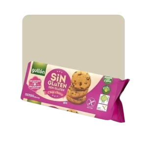gullón galletitas sin tacc chips de chocolate sin azúcar