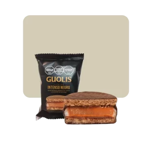 guolis alfajor intenso negro