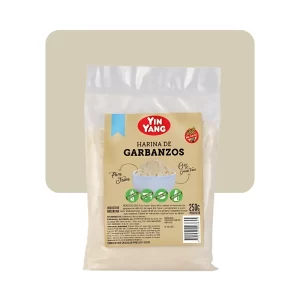 yin yang harina de garbanzos