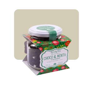 lovely tea heredia frasco hebras chocolate menta