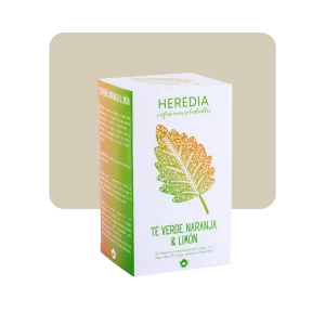 heredia té verde con limón y naranja 20s