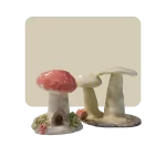 hongos de cerámica