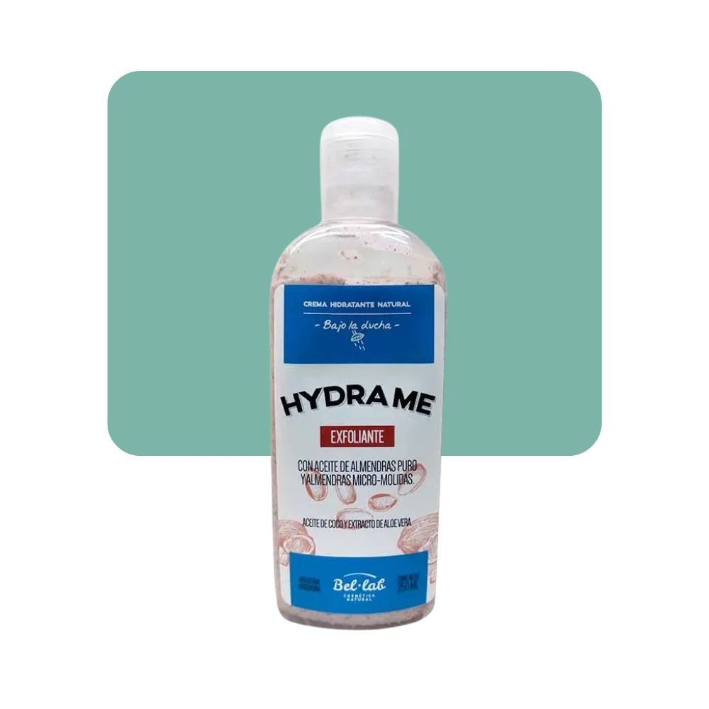 hydra me crema bajo la ducha exfoliante