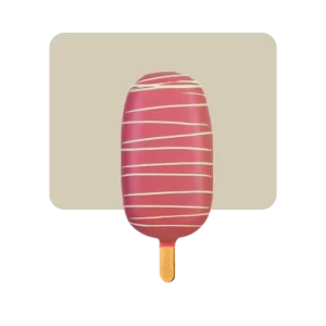 ice pop frutilla y frambuesa origo