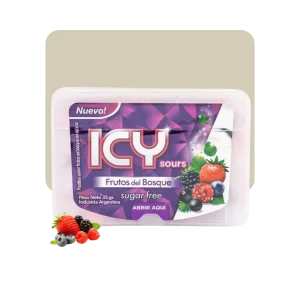 icy pastillas sin azúcar sabor frutos del bosque