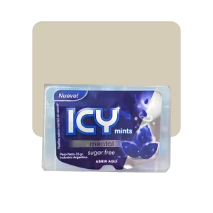 icy pastillas sin azúcar sabor mentol
