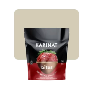 karinat bites frutillas con chocolate