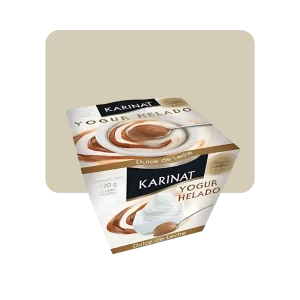 karinat yogur helado dulce de leche