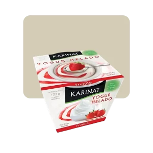 karinat yogur helado frutilla