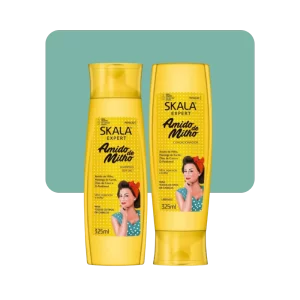 kit skala shampoo + acondicionador amido do milho