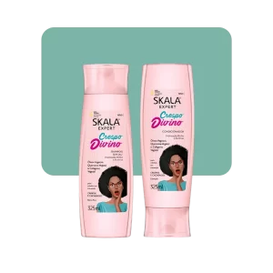 kit skala shampoo + acondicionador crespo divino