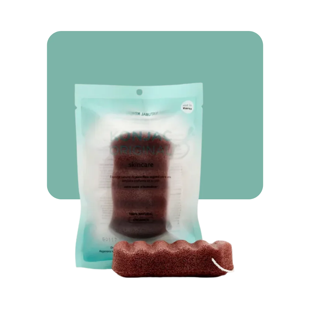 konjac corporal esponja roja