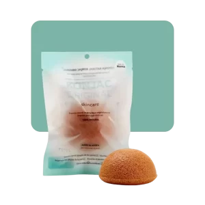 konjac esponja facial amarilla atópica y sensible