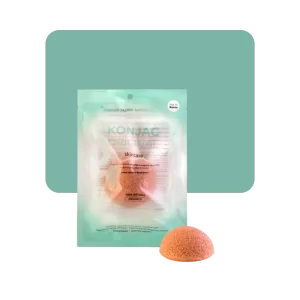 konjac esponja facial rosa piel aspera y deshidratada