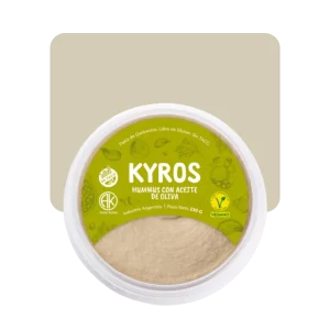 kyros hummus con aceite de oliva