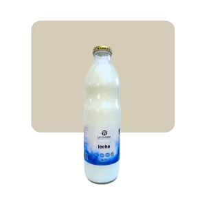 la choza leche entera orgánica 1lt