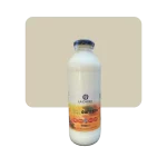 la choza yogurt orgánico bebible entero durazno 500ml