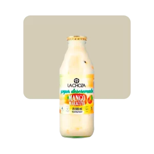 la choza yogurt orgánico mango maracuyá