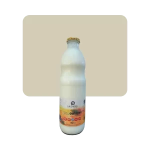 la choza yogurt orgánico bebible durazno 1lt
