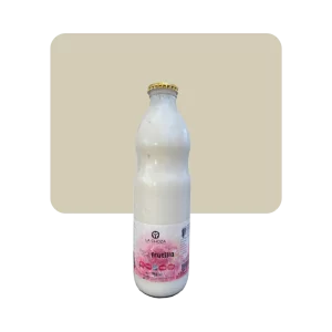 la choza yogurt orgánico bebible frutilla 1lt