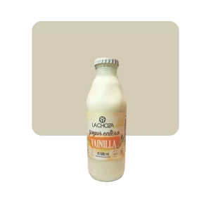 la choza yogurt orgánico bebible vainilla 500ml