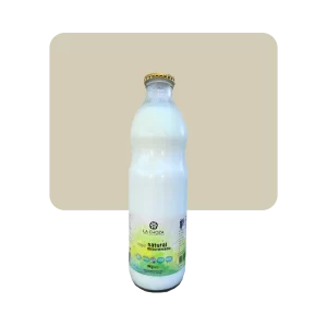 la choza yogurt orgánico natural descremado 1lt
