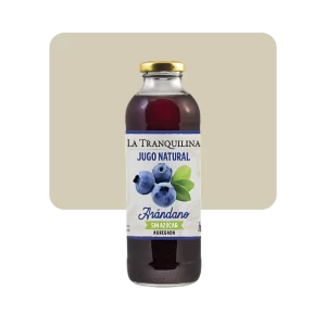 la tranquilina jugo natural de arándanos sin azúcar