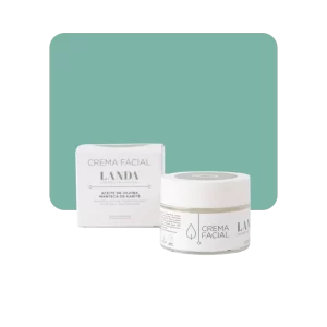 landa crema facial aceite de jojoba y manteca de karité