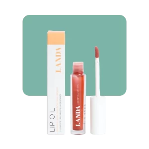 landa lip oil gloss + hialurónico rojo