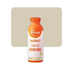 las brisas jugo orgánico de manzana