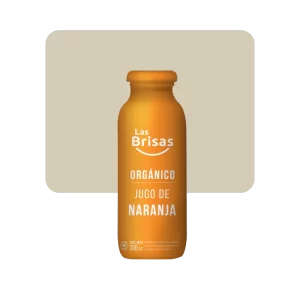 las brisas jugo orgánico naranja