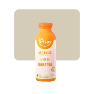 las brisas jugo orgánico naranja sin azúcar