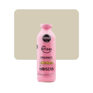 las brisas orgánico limonada con hibiscus