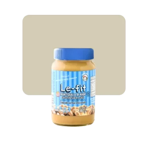 le fit mantequilla de maní con coco