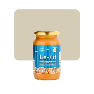 le fit mantequilla de maní crunchy