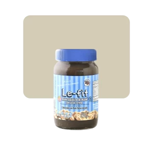 le fit pasta de maní con chocolate
