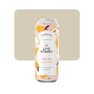 live kombu tropical vibes naranja y mango
