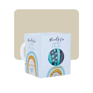 lovely tea rainbow te + taza