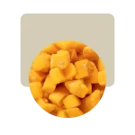 mango en cubos/rebanadas 100gr