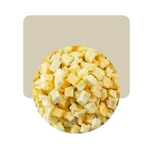 manzanas en cubos deshidratadas 100gr