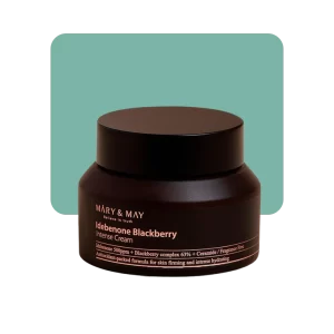 mary & may crema facial idebenone + blackberry complex intensive cream