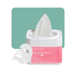 mary & may mascara facial hyaluronic panthenol hydra mask