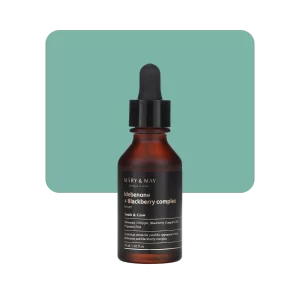 mary & may serum facial idebenone + blackberry complex serum