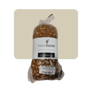 masa madre pan calabaza