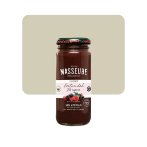 masseube dulce de frutos del bosque light