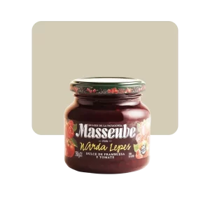 Masseube Dulce de Frambuesa y Tomate por Narda Lepes
