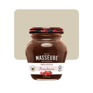 masseube dulce de frambuesa orgánico